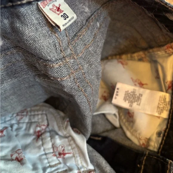 True Religion Black and White Denim Jeans - Picture 7 of 7